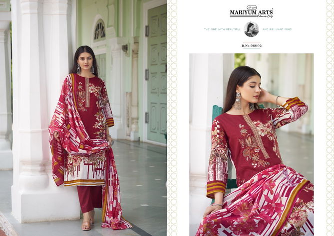 Mahfoozhah By Mariyum Cotton Printed Dress Material Wholesalers In Delhi